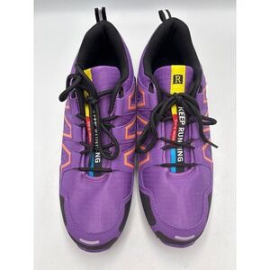Keep Running KR Speed 3 Purple Sports Trainers Shoes Unisex Size 41 US M7.5 W9.5